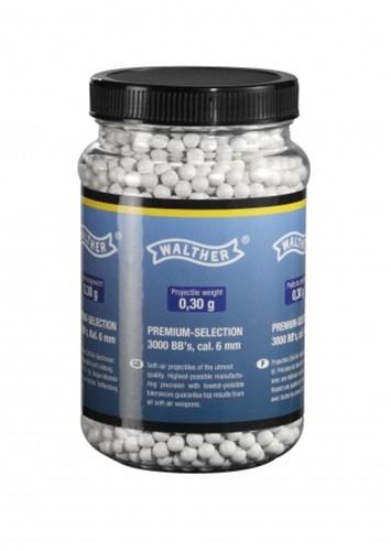 Foto Botella de 3.000 BB's Walther PREMIUM - 0.30g