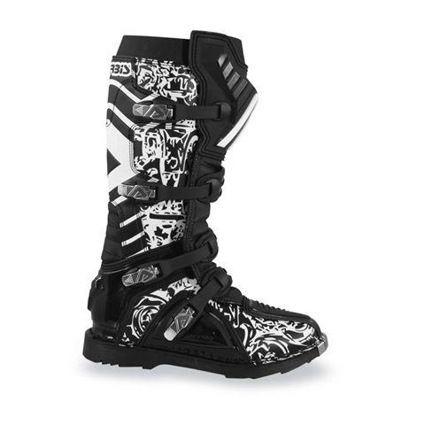 Foto Bottes moto cross acerbis graffiti noir foto 637677