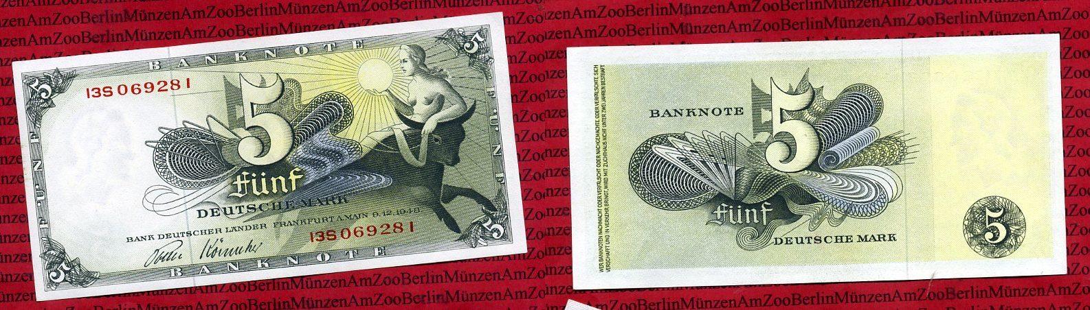 Foto Brd, Bank Deutscher Länder 5 Dm Deutsche Mark Europa Entführung 1948, foto 85363