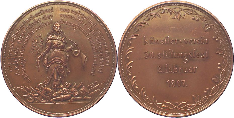 Foto Bremen-Stadt Bronzemedaille 1907