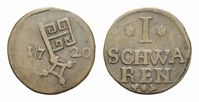 Foto Bremen-Stadt Cu-Schwaren 1720