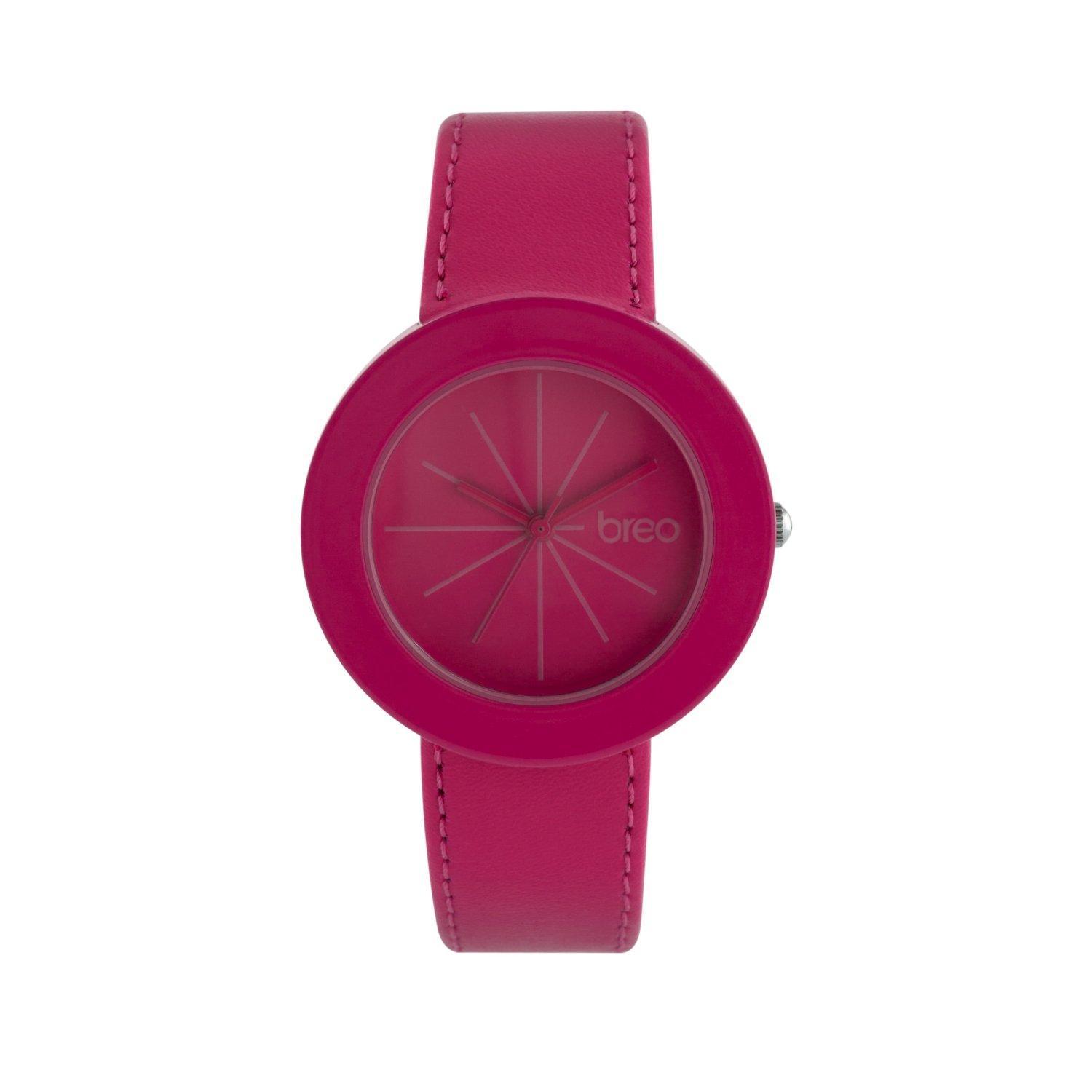 Foto Breo Lima LM3 Unisex Watch Pink Leather Strap & Dial
