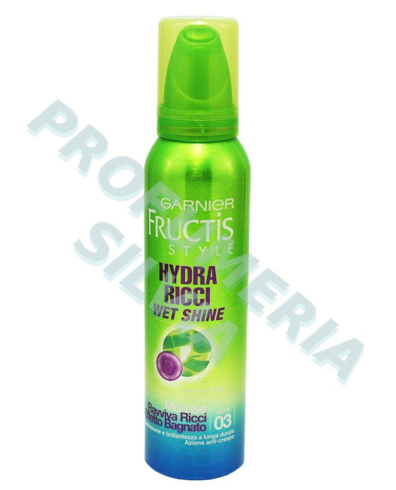 Foto brillo mojado mousse fructis ricci Garnier