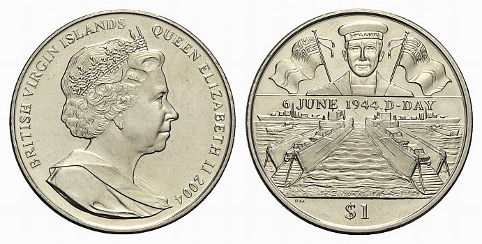 Foto Britisch Virgin Islands Cu-Ni-Dollar 2004