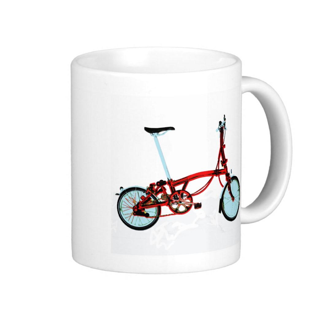 Foto Brompton como Marylin_red_plblue Taza De Café foto 702003