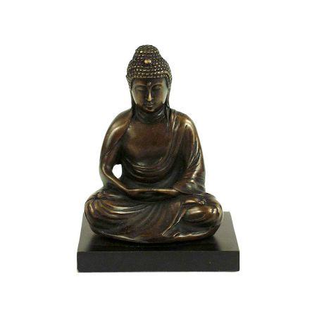 Foto Buda Thai sentado con peana en Bronce a la cera perdida foto 843152