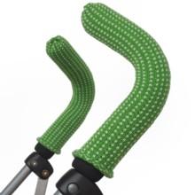 Foto buggysocks large funda manillar dots d04 (verde/gris)
