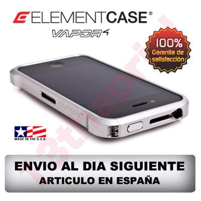 Foto Bumper Aluminio Iphone 4/4s Element Case Vapor 4 Plata Original foto 369179