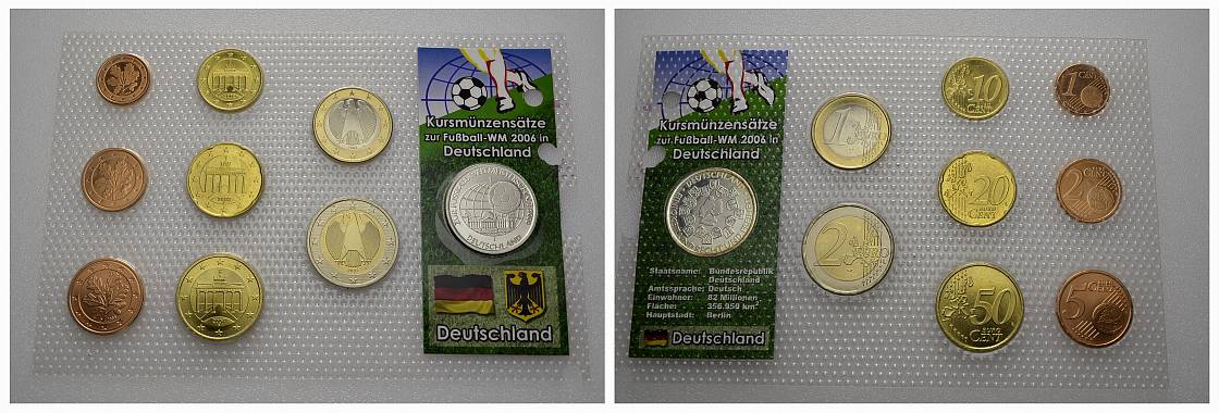 Foto Bundesrepublik Deutschland Kursmünzensatz 2002-2004 foto 85504