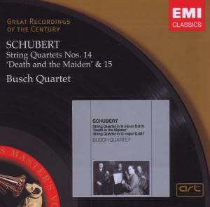 Foto Busch Quartet: Streichquartette 14 & 15 CD foto 183999