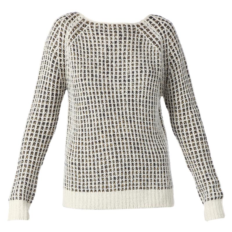 Foto By Monshowroom Jersey - fol sg97704 - Blanco / Crudo