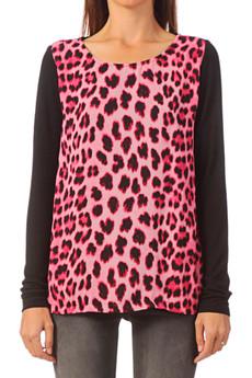 Foto By Monshowroom Top de mangas largas - f23-24-457 - Negro