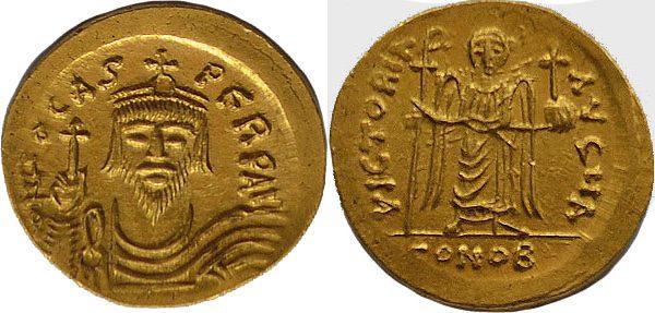 Foto Byzanz,Phocas Solidus 603-607 n Chr