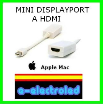 Foto Cable Mini Display Port A Hdmi - Mac Macbook Imac Displayport Apple Adaptador Tv foto 196898