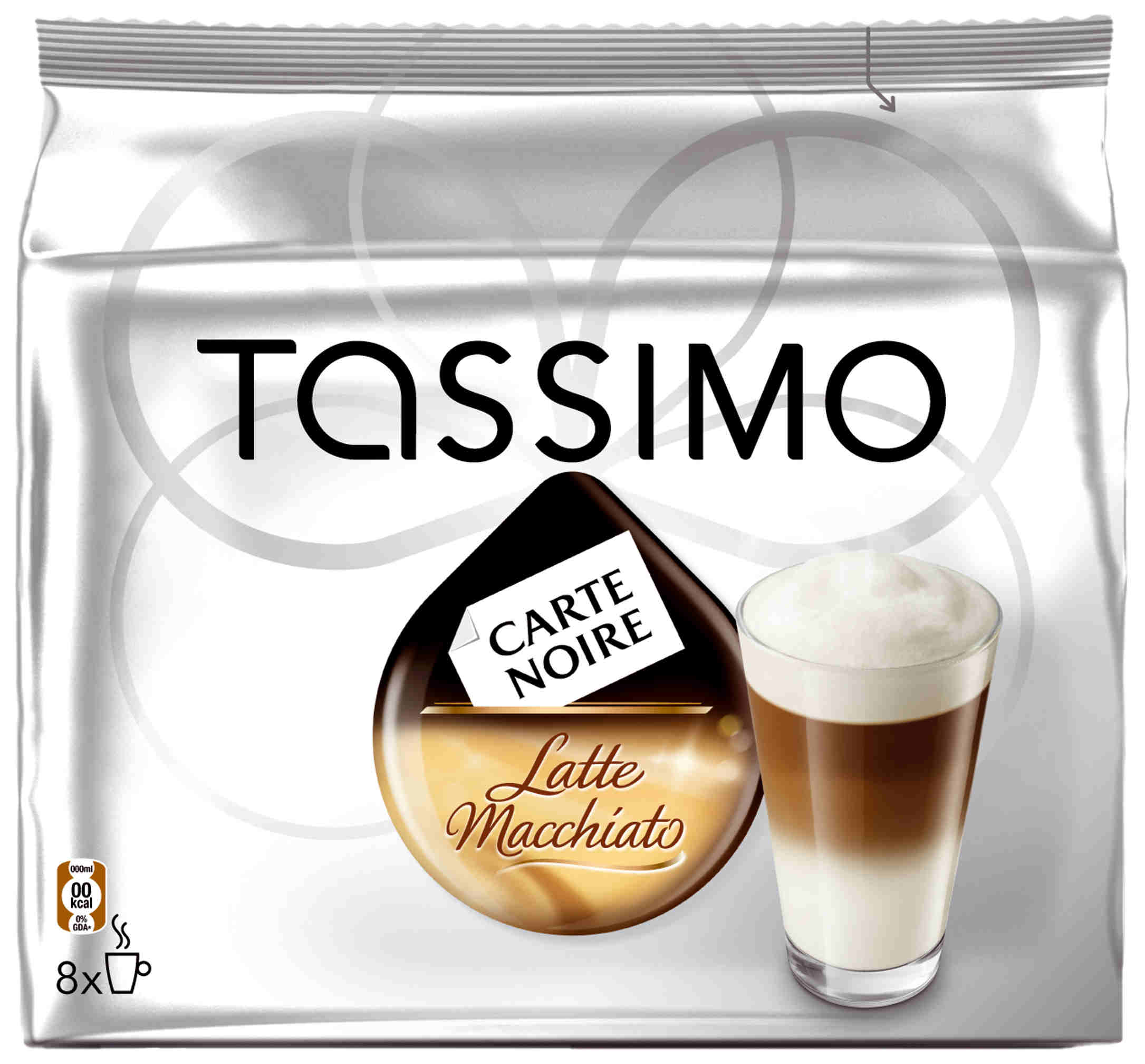 Foto Café Tassimo Carte Noire Cápsulas Latte Macchiato