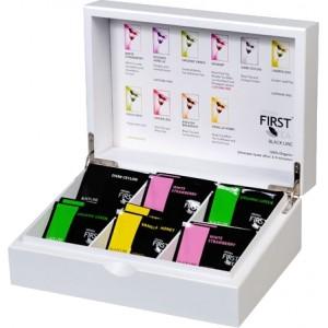 Foto Caja De Madera Color Blanco First Tea Para 6 Variedades De Té