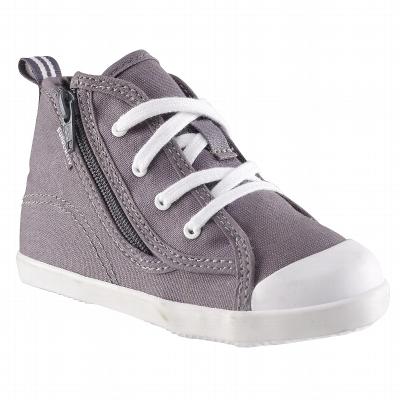 Foto Calzado De Bebé Canvas Lona Gris