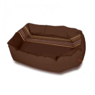 Foto Cama para perro donut güashy marrón