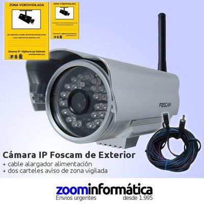 Foto Camara Vigilancia  Ip Wifi Vision Foscam Fi8904w Exterior Alargador Alimentacion foto 949883