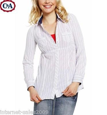 Foto Camisa Blusa De Mujer De C&a 100% Algodon Talla 42 C&a Shirt Blouse Casual Wear foto 440118