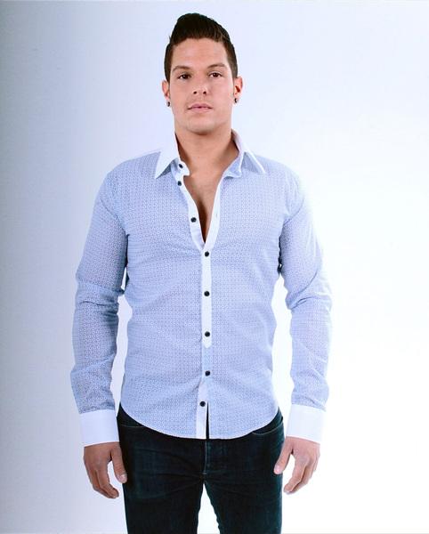 Foto Camisa de algodn de Santi Burgas modelo SS12-002 foto 5487