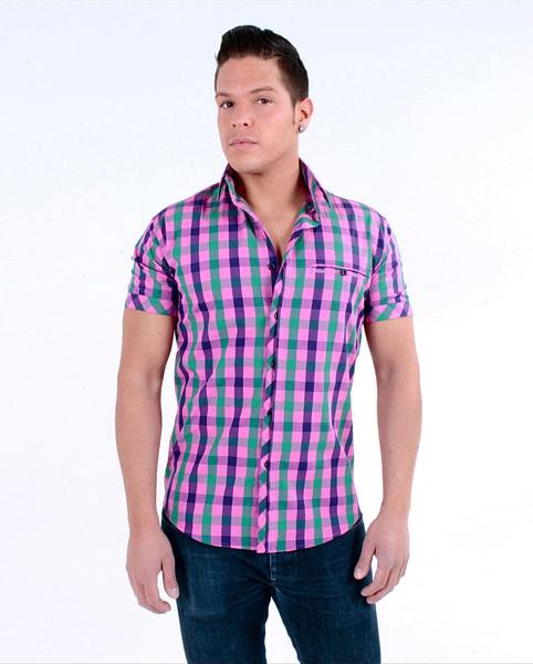 Foto Camisa de algodn de Santi Burgas modelo SS12-005