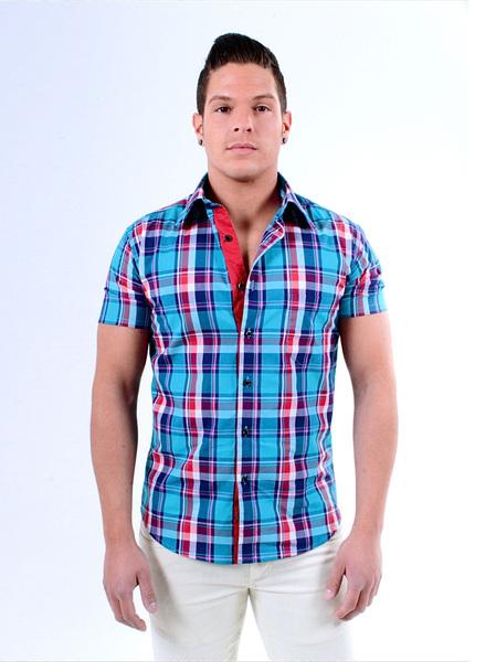 Foto Camisa de algodn de Santi Burgas modelo SS12-010