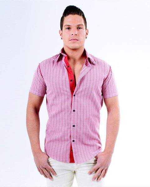 Foto Camisa de algodn/polister de Santi Burgas modelo