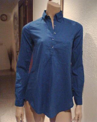 Foto Camisa De La Casa Bershka, Talla M, Color Azul foto 8445
