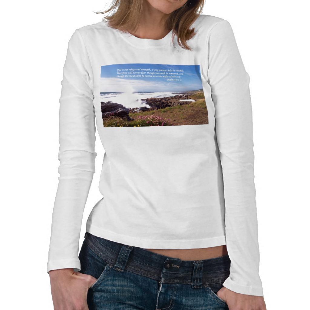 Foto Camisa de la playa del océano del salmo foto 973855