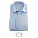 Foto Camisa de vestir ETON Slim Fit de color azul claro satinado foto 908195