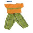 Foto Camisa naranja + pantalón verde 40 cm. foto 555322