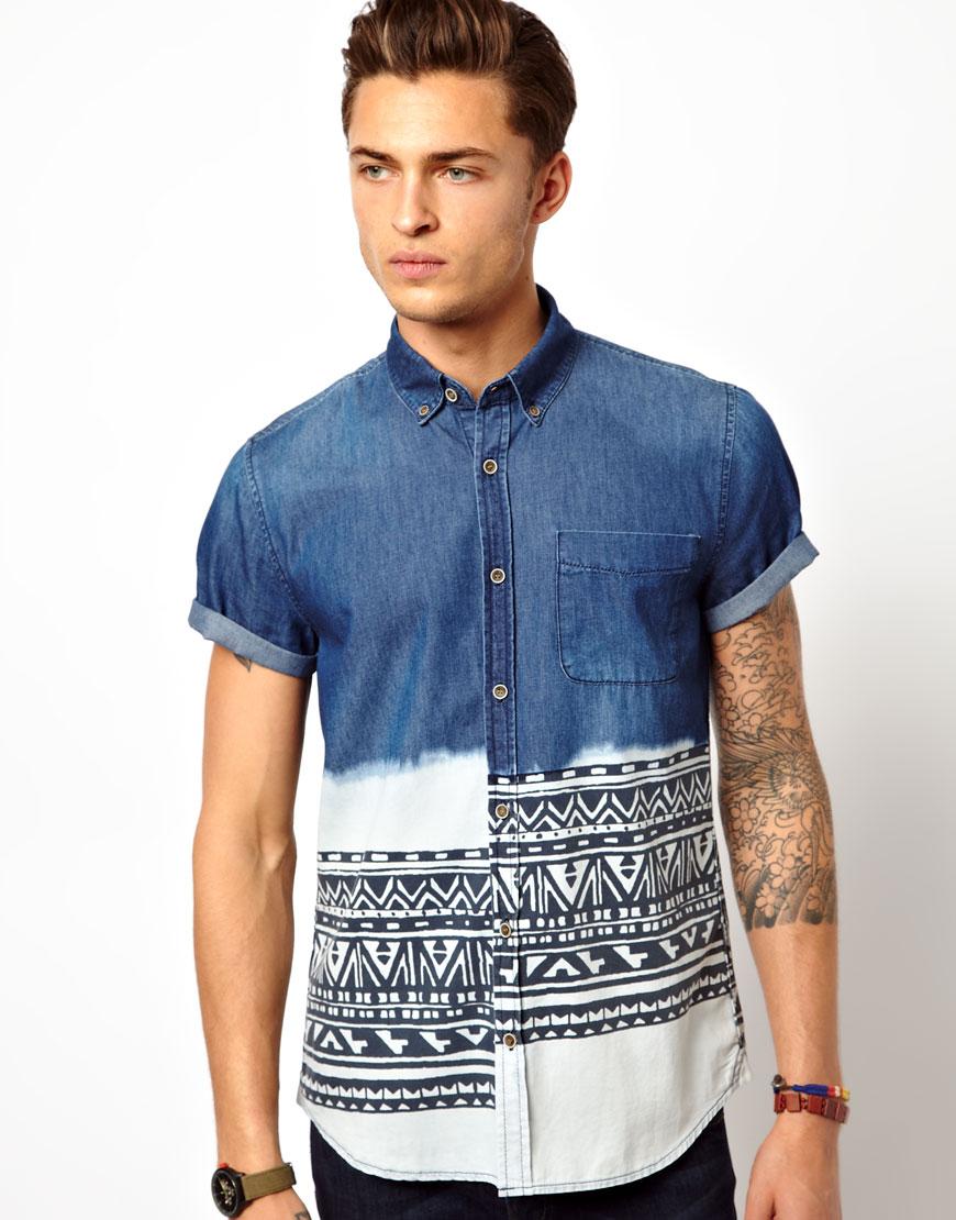 Foto Camisa vaquera de River Island Azul
