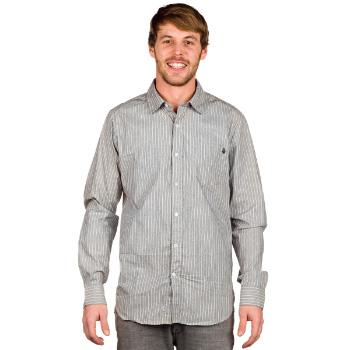 Foto Camisas Volcom Why Factor Stripe Shirt LS - black foto 259794