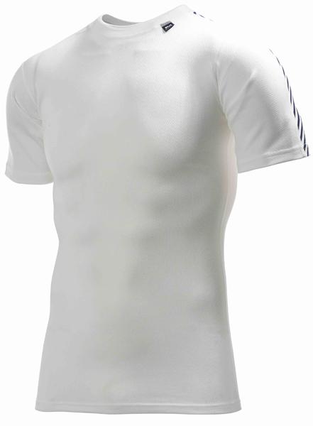 Foto Camisas y camisetas Helly Hansen Dry Stripe Crew S/s White Man foto 773148