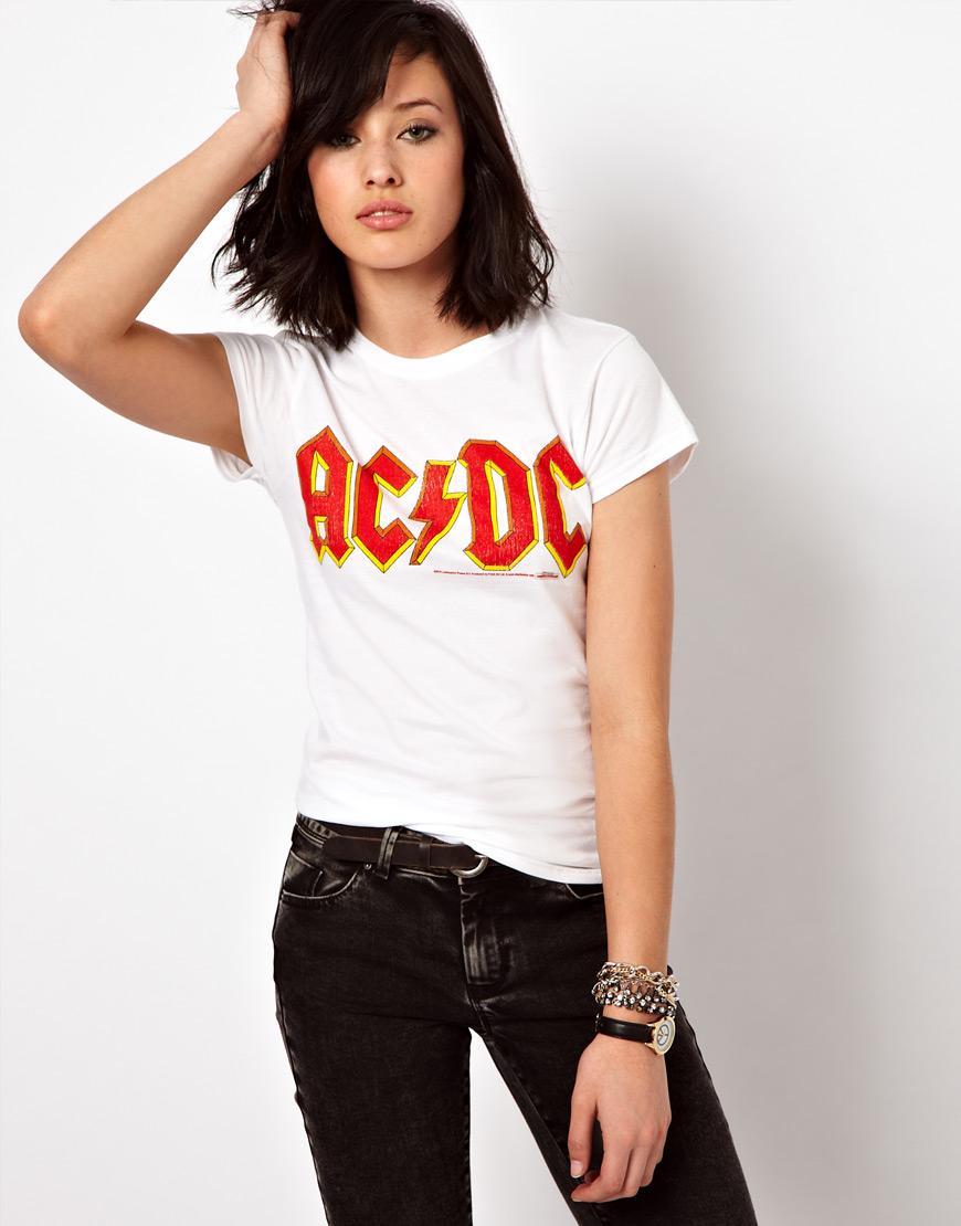 Foto Camiseta AC DC de Amplified Blanco foto 669132