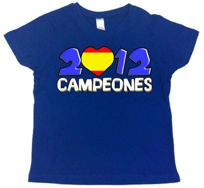 Foto Camiseta bebé niño/niña azul 2012 campeones foto 308464