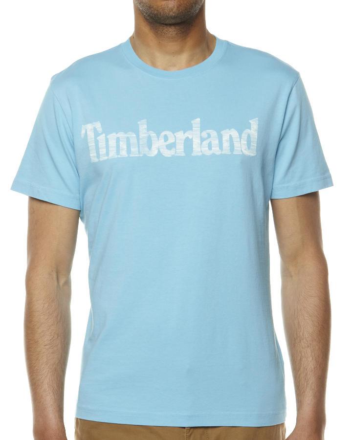 Foto Camiseta Con Logo Linear De Timberland - Azul Nórdico foto 950956