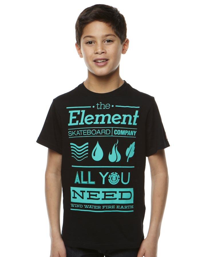 Foto Camiseta De Chico All You Need De Element - Negro foto 647285