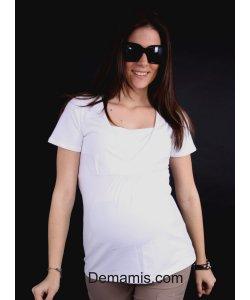 Foto Camiseta De Embarazo Y Lactancia Básica foto 238313
