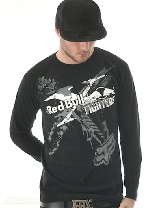 Foto Camiseta de manda larga Fox Red Bull X-Fighters Exposed negro foto 947024