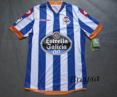 Foto Camiseta Del Deportivo De La Coruña Temp 2013-14 Talla L,envío Desde España foto 910515
