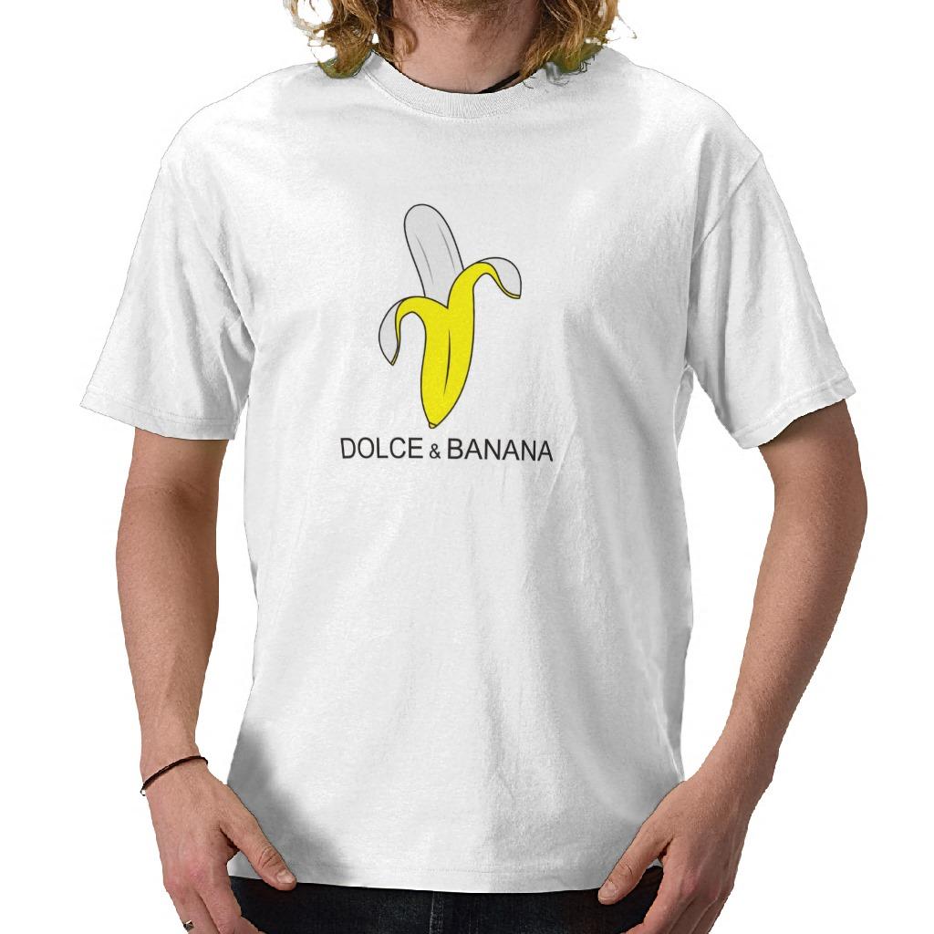 Foto camiseta divertida del humor del dolce y del pláta foto 972954