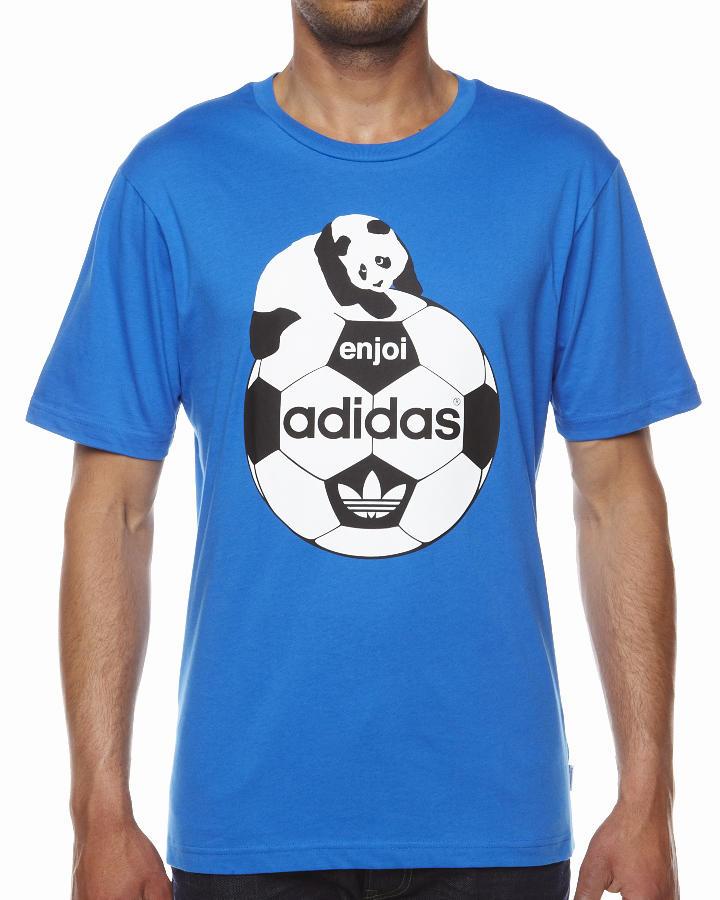 Foto Camiseta Enjoi De Adidas - Azul Azur foto 431896