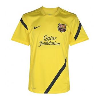 Foto Camiseta entrenamiento FC Barcelona Nike color amarillo-gris foto 115814