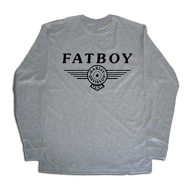 Foto Camiseta Fat Boy Manga Larga Gris Xl L M S No Poster Cd Vinilo Lp Single Shirt
