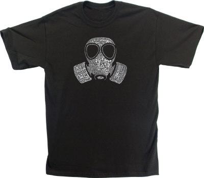 Foto Camiseta Gas Mask, 3x3 in. foto 854943