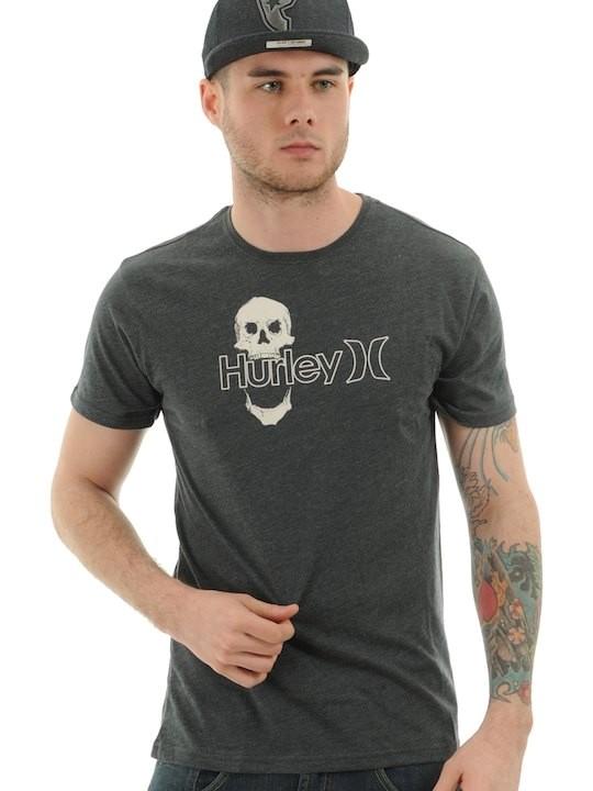 Foto Camiseta Hurley One And Only Plus Skully Heather Negro foto 435436