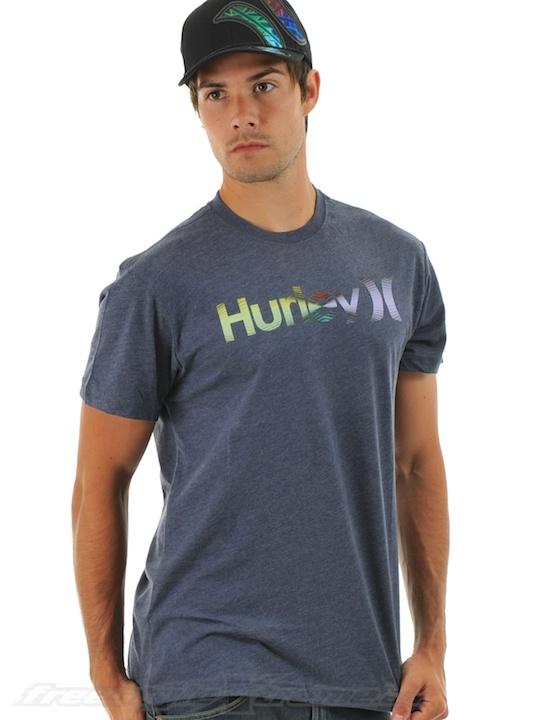 Foto Camiseta Hurley One & Only Dimension Heather Azuloscuro foto 96995