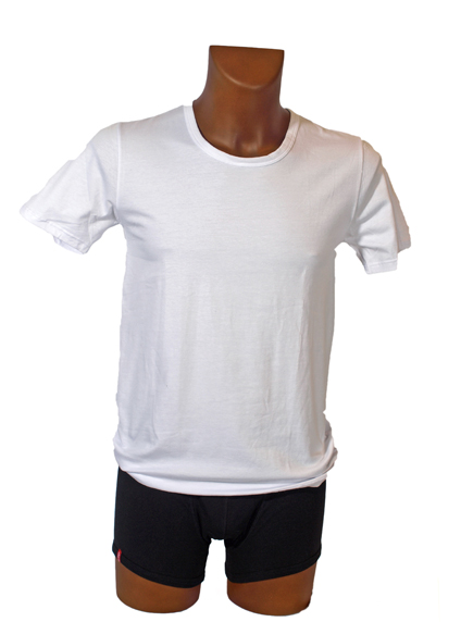 Foto Camiseta interior en mangas cortas de emsi - en la talla m, blanca foto 198376